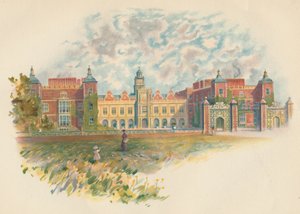 Hatfield House, Hertfordshire - South Front, c1890 af Charles Wilkinson