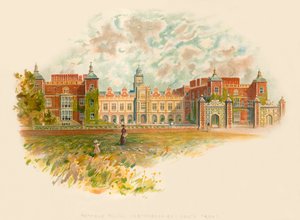 Hatfield-hus, Hertfordshire - sydfront