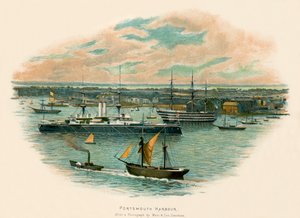 Portsmouth havn af Charles Wilkinson