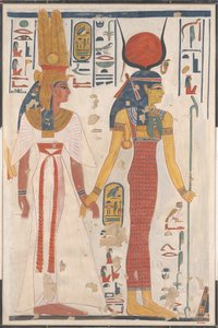 Dronning Nefertari ledes af Isis, ca. 1279-1213 f.Kr.