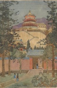 "Sommerpaladset, Peking" af Charles W. Bartlett, HMA 28530 af Charles William Bartlett