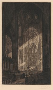 Westminster Abbey af Charles William Sherborn