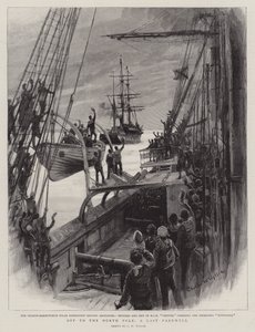Afsted til Nordpolen, et sidste farvel af Charles William Wyllie