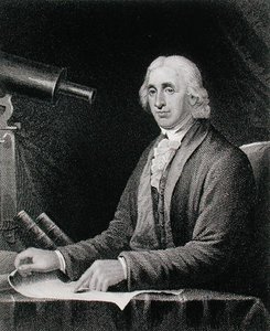Portræt af David Rittenhouse (1732-96), graveret af James Barton Longacre (1794-1869) (gravering) af Charles Willson (after) Peale