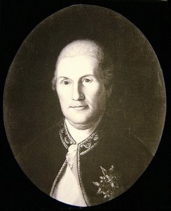 Comte de Rochambeau (litho) af Charles Willson (after) Peale