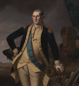 George Washington i slaget ved Princeton, ca. 1779 (olie på lærred) af Charles Willson (and workshop) Peale