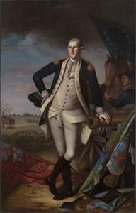 George Washington i slaget ved Princeton af Charles Willson Peale