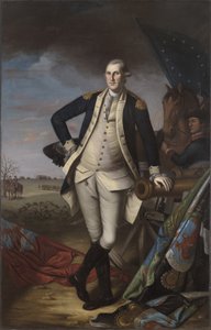 George Washington i slaget ved Princeton, 1781 af Charles Willson Peale