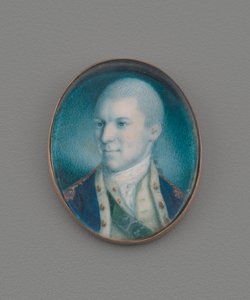 Oberstløjtnant Alexander Hamilton, 1777 (wc på elfenben)