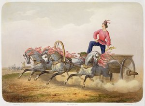 Carriage Racing, graveret af Yves Grenier