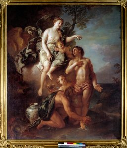 Enees guddommeliggørelse. Maleri af Charles De Lafosse (1636-1716)