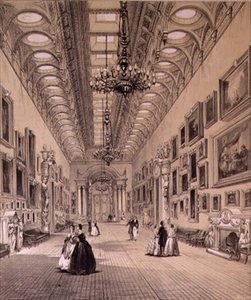 Billedgalleriet i Buckingham Palace, ca. 1880 (litografi) af Charlotte Campbell