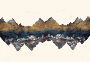 And the Mountains Echoed, 2013 (tørpunktsætsning og digital) af Charlotte Orr