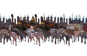 City Phantoms, 2011 (collage) af Charlotte Orr