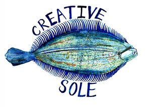 Creative Sole, 2019 (pen, blæk og akvarel) af Charlotte Orr