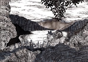 Misty Landscape, 2020 af Charlotte Orr