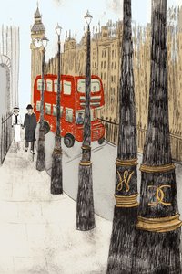 Westminster Love, 2014 (tørpunktsætsning og digital) af Charlotte Orr