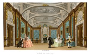 Scene fra et teaterstykke, 1885. af Charpentier