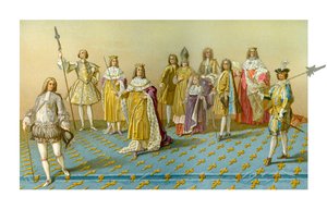The Grand Dignitaries of the Coronation, 1885. af Charpentier