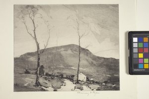 House In The Hills (blæk) af Chauncey Foster Ryder
