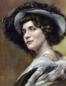 Den franske komiker Eve Lavalliere (1866-1929) som Miquette i skuespillet "Miquette et sa mere" af RobertdeFlers foto af Cheri Rousseau fra det franske blad "Le Theatre" 11. december