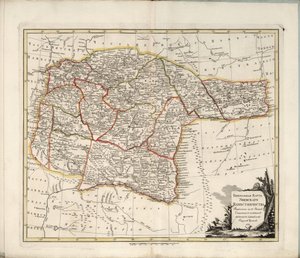 Generelt kort over Ufa Governorate, 1791.