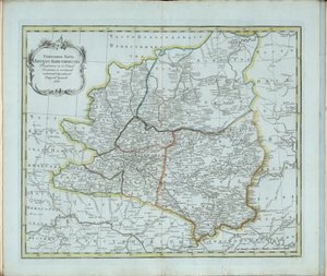Generelt kort over Vyatka Governorate, 1791.