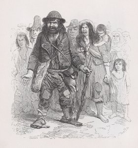 Sigøjnerne fra The Complete Works of Béranger, 1836. af Cherrier