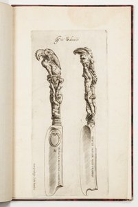Design til to knivhåndtag af Cherubino Alberti