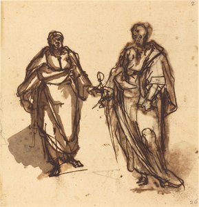 De hellige Peter og Paulus af Cherubino Alberti