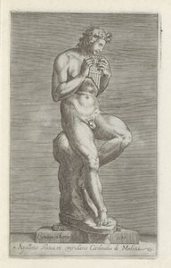 Skulptur af Apollo Statue af Apollo i Cardinal de Medici