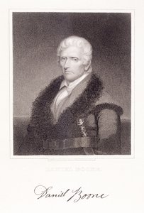 Daniel Boone (1736-1813) graveret af James Barton Longacre (1794-1869) af Chester Harding