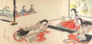 Chiyoda Castle Album of Women, 1895., 1895. af Chikanobu Yoshu