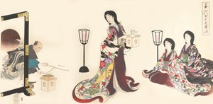 Chiyoda Castle Album of Women, 1895., 1895. af Chikanobu Yoshu