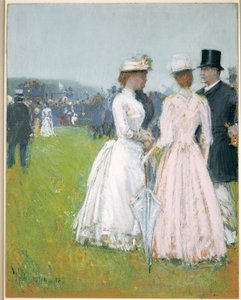 Ved Grand Prix de Paris af Childe Frederick Hassam