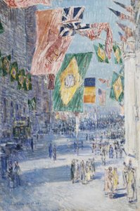 Allieredes Avenue: Brasilien, Belgien af Childe Frederick Hassam