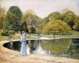 Central Park af Childe Frederick Hassam
