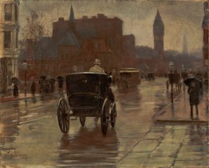 Columbus Avenue, regnvejrsdag