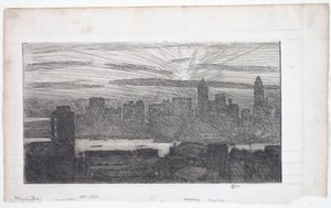 Manhattan af Childe Frederick Hassam