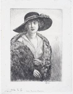 Frøken Erminie Gagnon af Childe Frederick Hassam