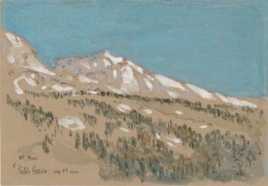 Mt. Hood af Childe Frederick Hassam