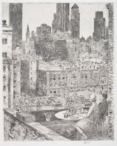 New York forår af Childe Frederick Hassam