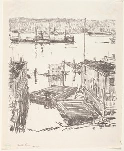 Nordfloden af Childe Frederick Hassam