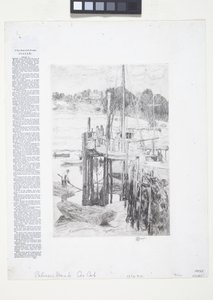 Palmers Dock (ætsning) af Childe Frederick Hassam