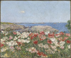 Valmuer på Isles of Shoals af Childe Frederick Hassam