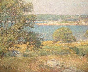 Ten Pound Island, c.1896-99 (olie på lærred) af Childe Frederick Hassam
