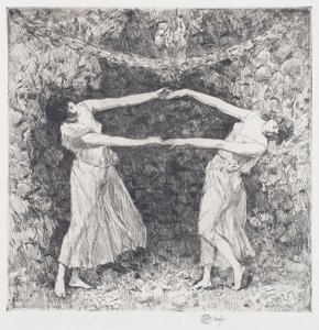 Laurbærdansen af Childe Frederick Hassam