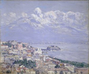 Vesuv af Childe Frederick Hassam