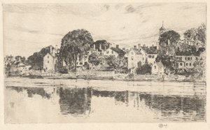 Skorstene, Portsmouth, 1915 af Childe Hassam