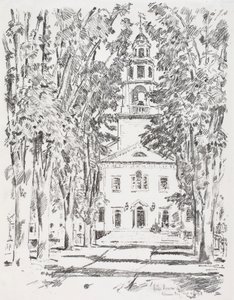 Kolonikirke, Gloucester af Childe Hassam
